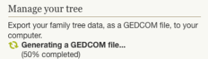 Create GEDCOM file step 4