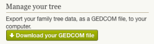 Create GEDCOM file step 5